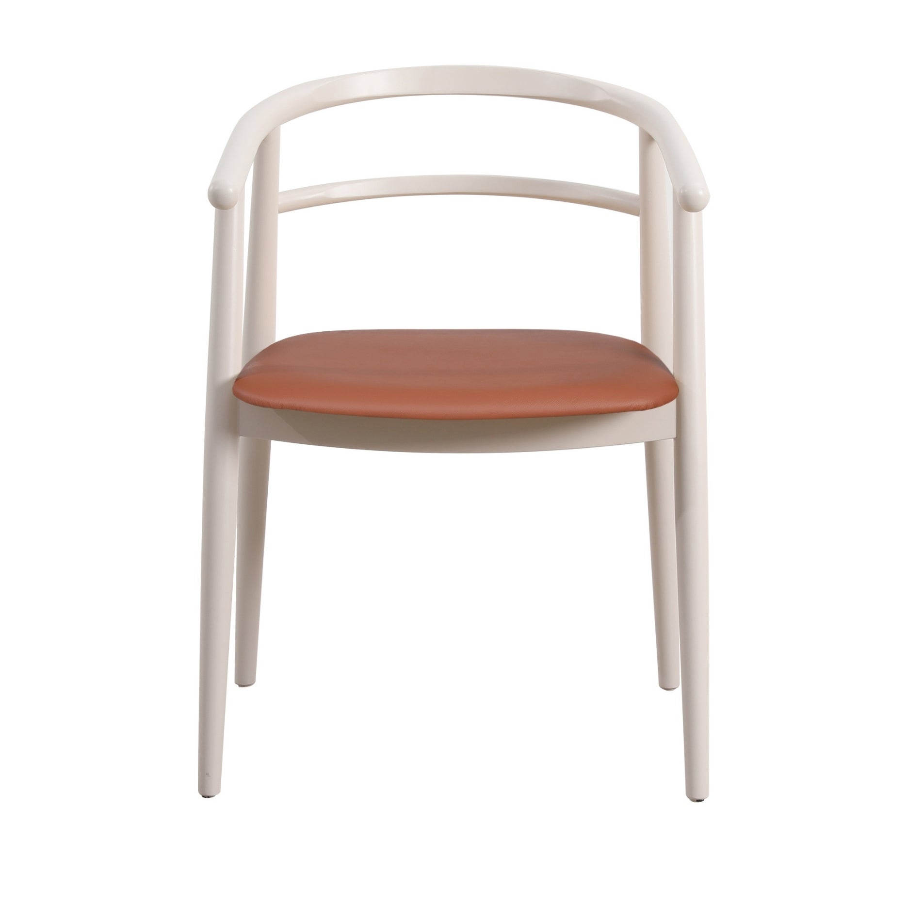 Søndervig, off-white bøg - lædersæde